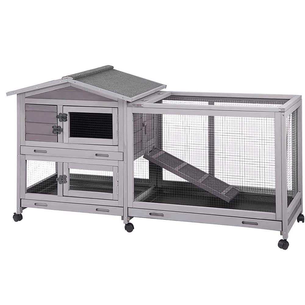 Indoor Outdoor Rabbit Hutch F15926