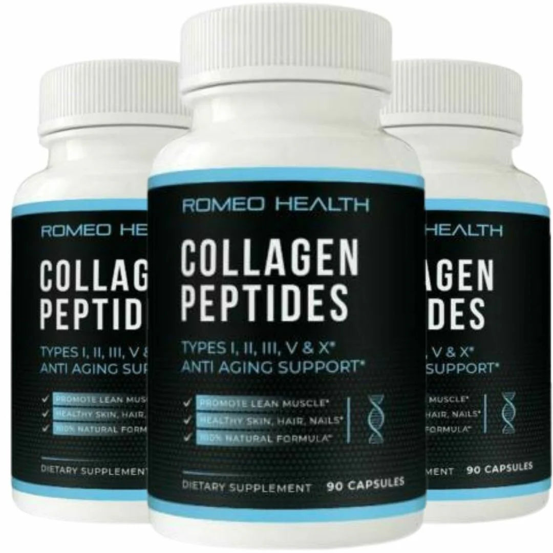 2 Bottles 100% Natural Multi Collagen Peptides Pills I613