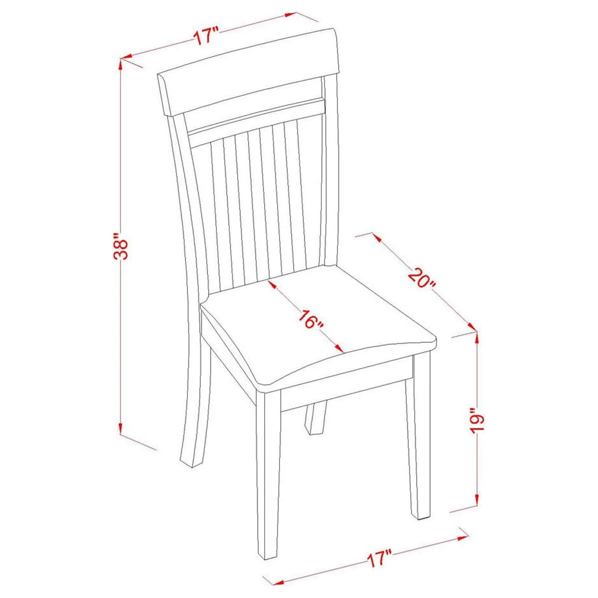 7 Pc Dinette Set with Table and 6 Chairs X483433