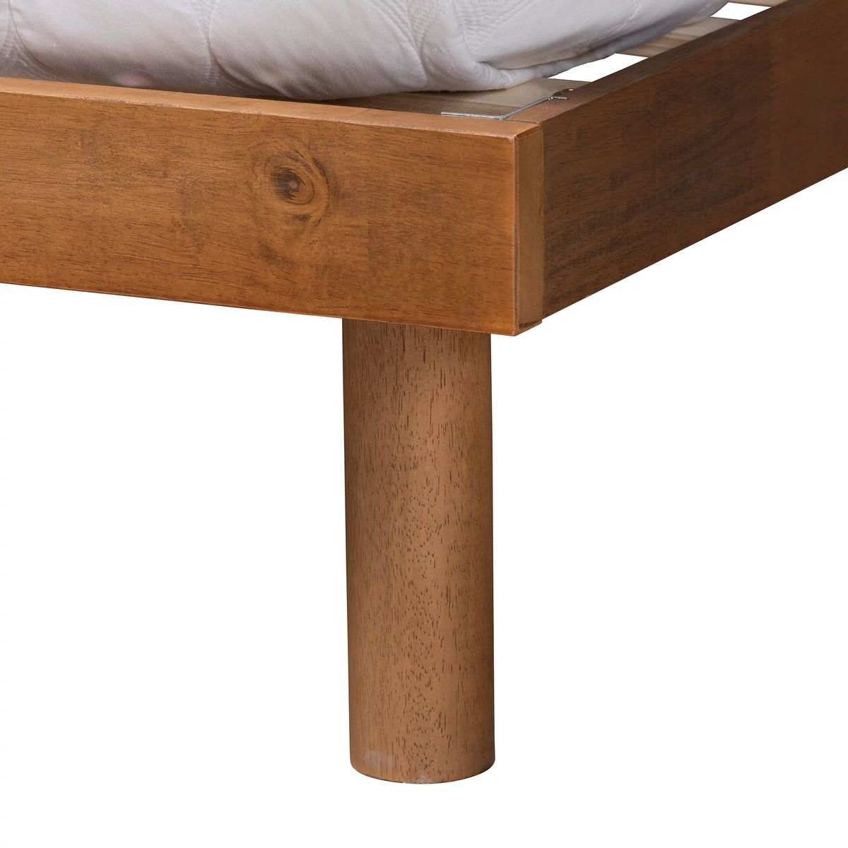Ash Walnut Finished Wood Full Size Platform Bed L185412