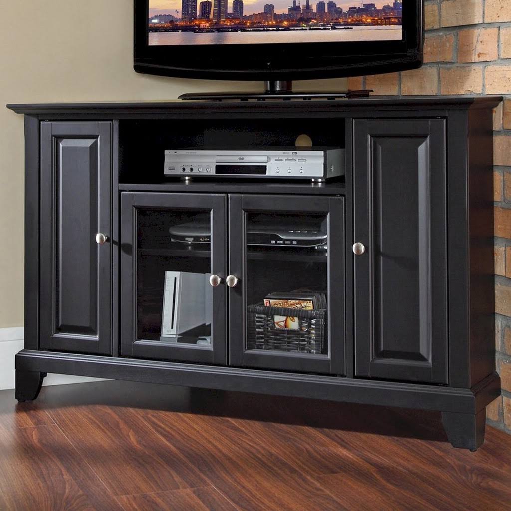 Black Corner TV Stand E95703