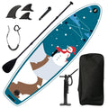 Inflatable Stand Up Paddle Board with 3 Fin, Pump, Safety Leash, Backpack and Paddle H400