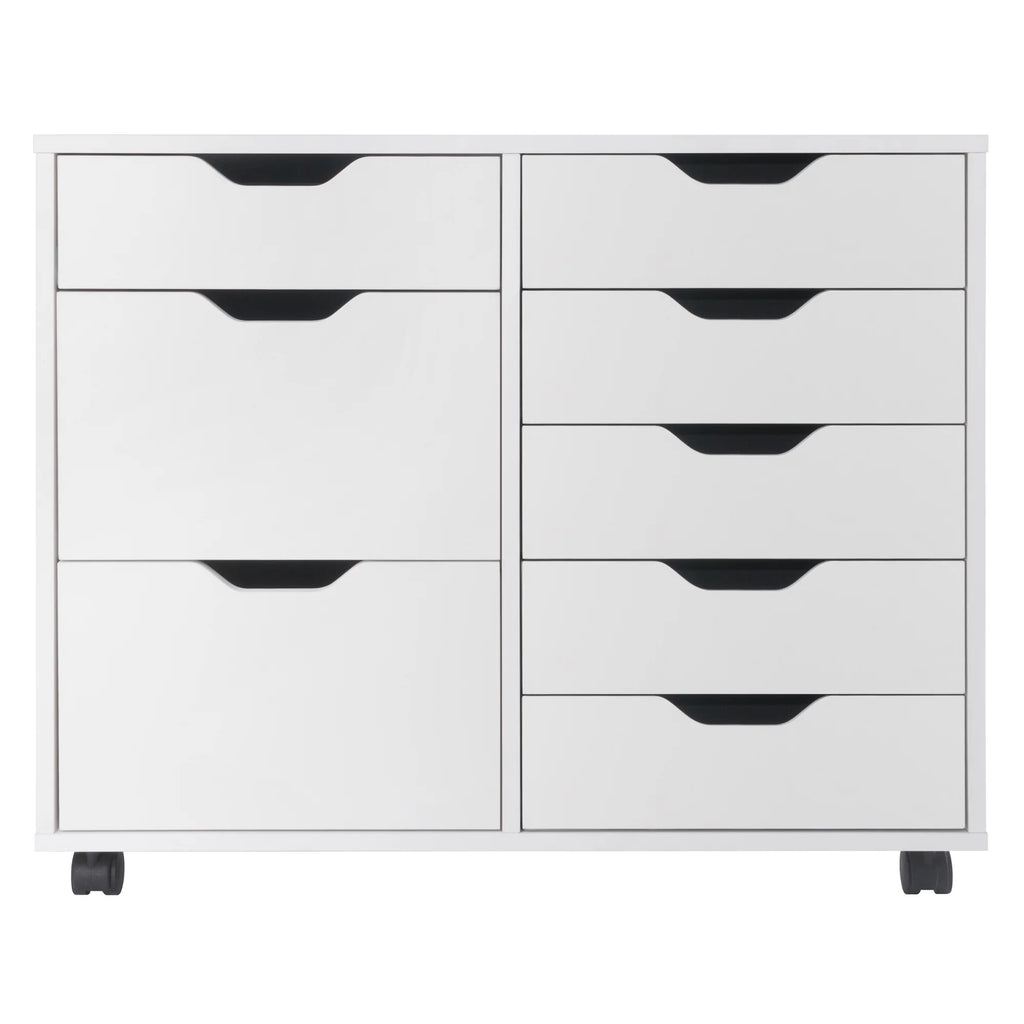 White Wood Storage Cabinet G7907