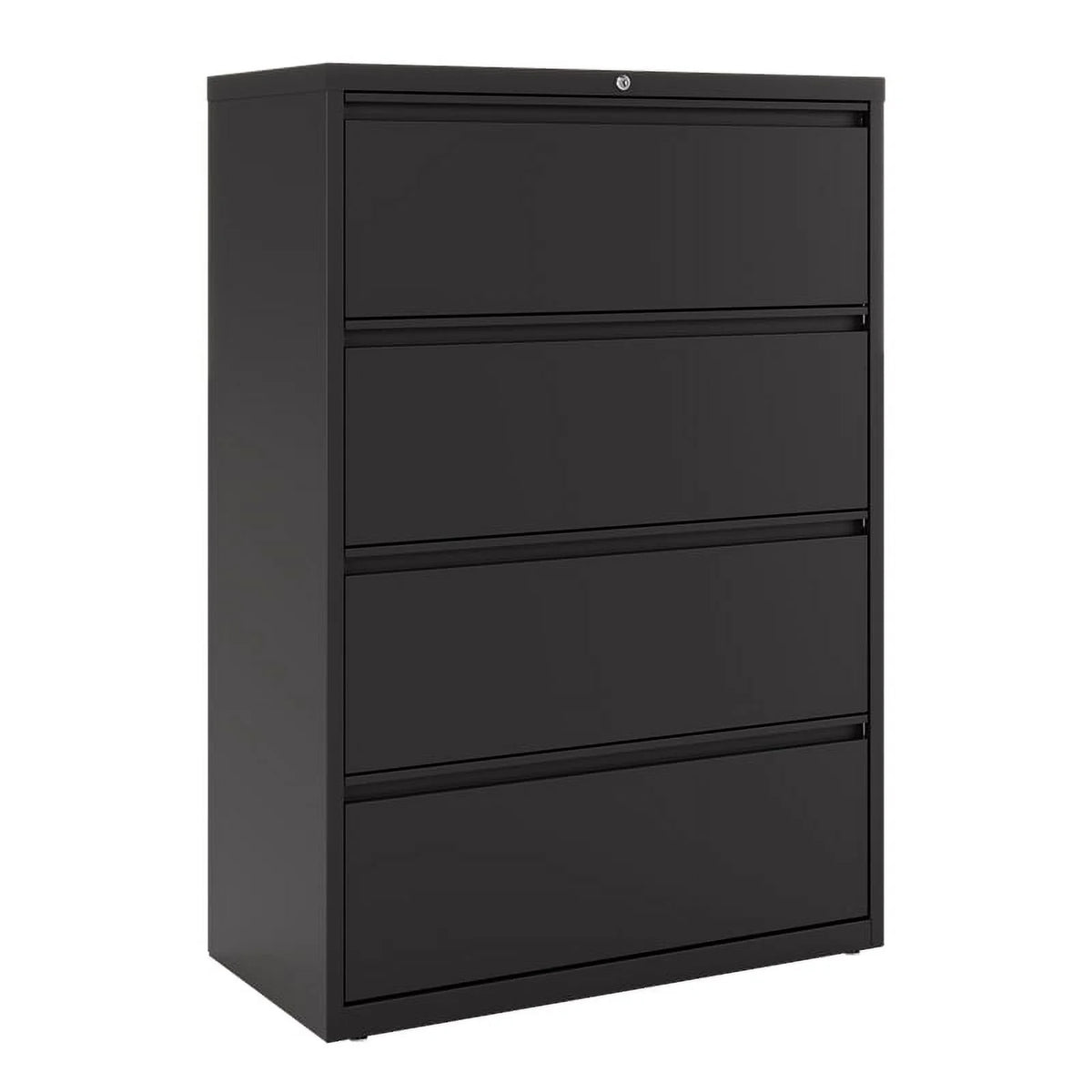 36" Wide 4 Drawer Metal Lateral File Cabinet Black A482264