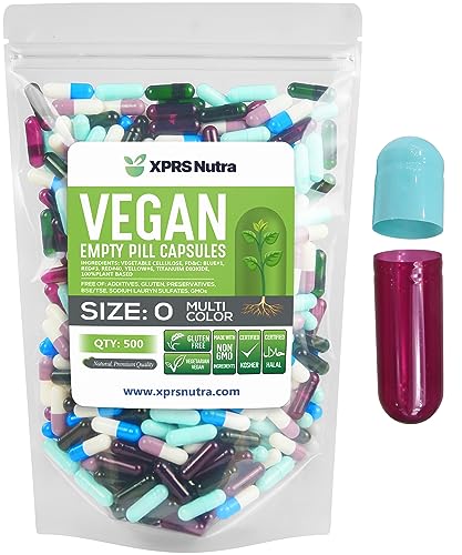 Size 0 Empty Vegan Capsules 100 Count O175
