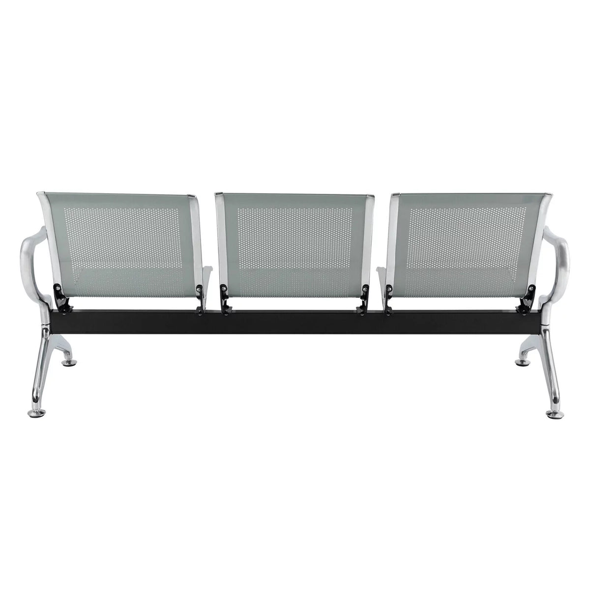 3-Seat Steel Reception Chair with Arms E5567
