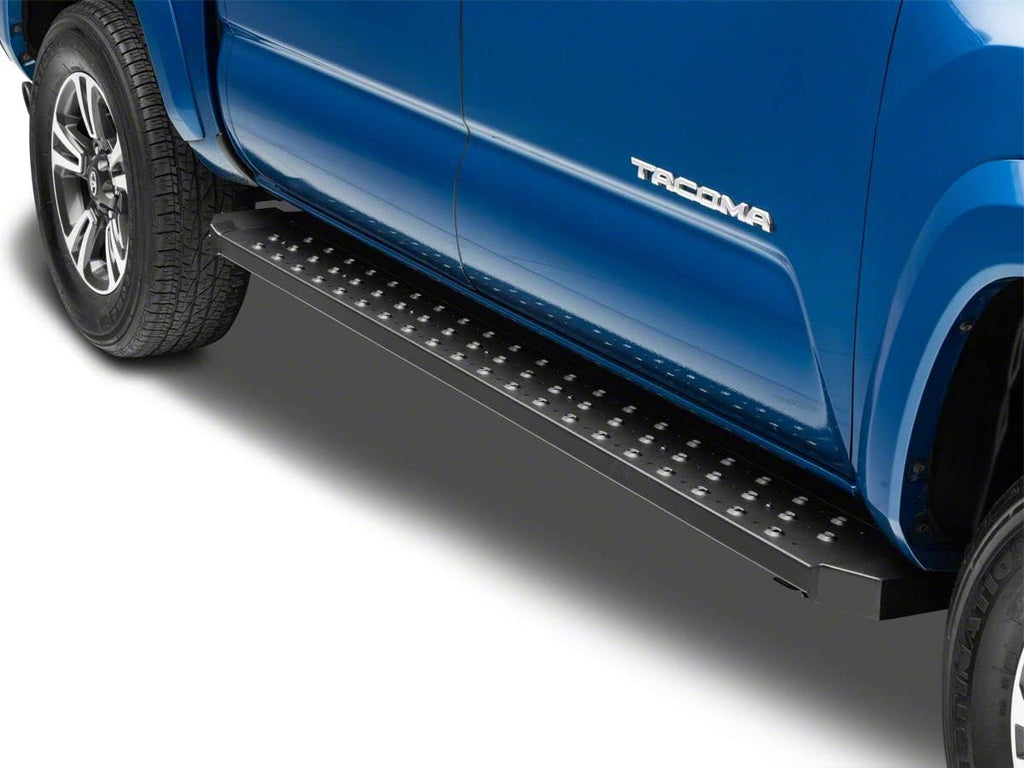 Black Steel Running Boards B89349