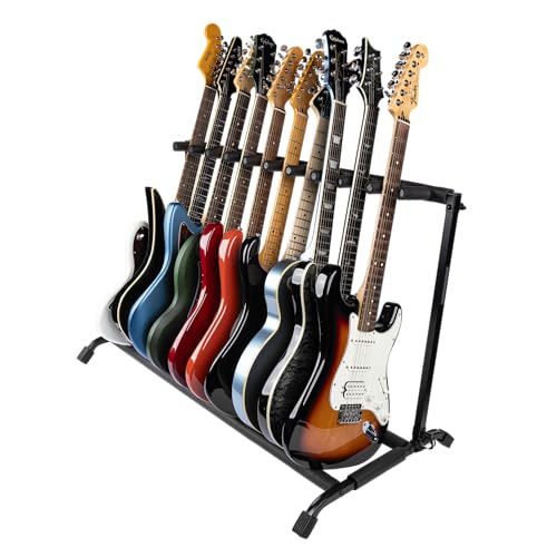 Collapsible Folding Guitar Rack Stand for 3 Guitars C963