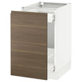 White Base Cabinet with Pull-Out Storage P60547