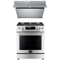 30 In. Gas Range and 30 In. Range Hood I25888