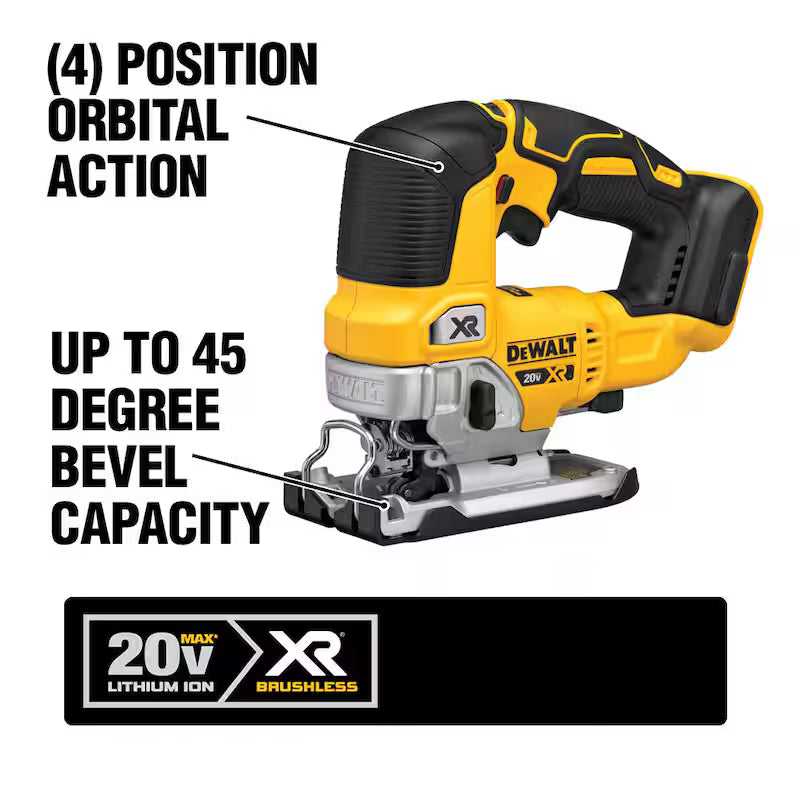 20V MAX Cordless Brushless Jigsaw and Random Orbital Sander G23891