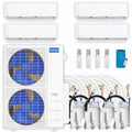 48,000 BTU 4 Zone Ductless Air Conditioner and Heat Pump Z435507