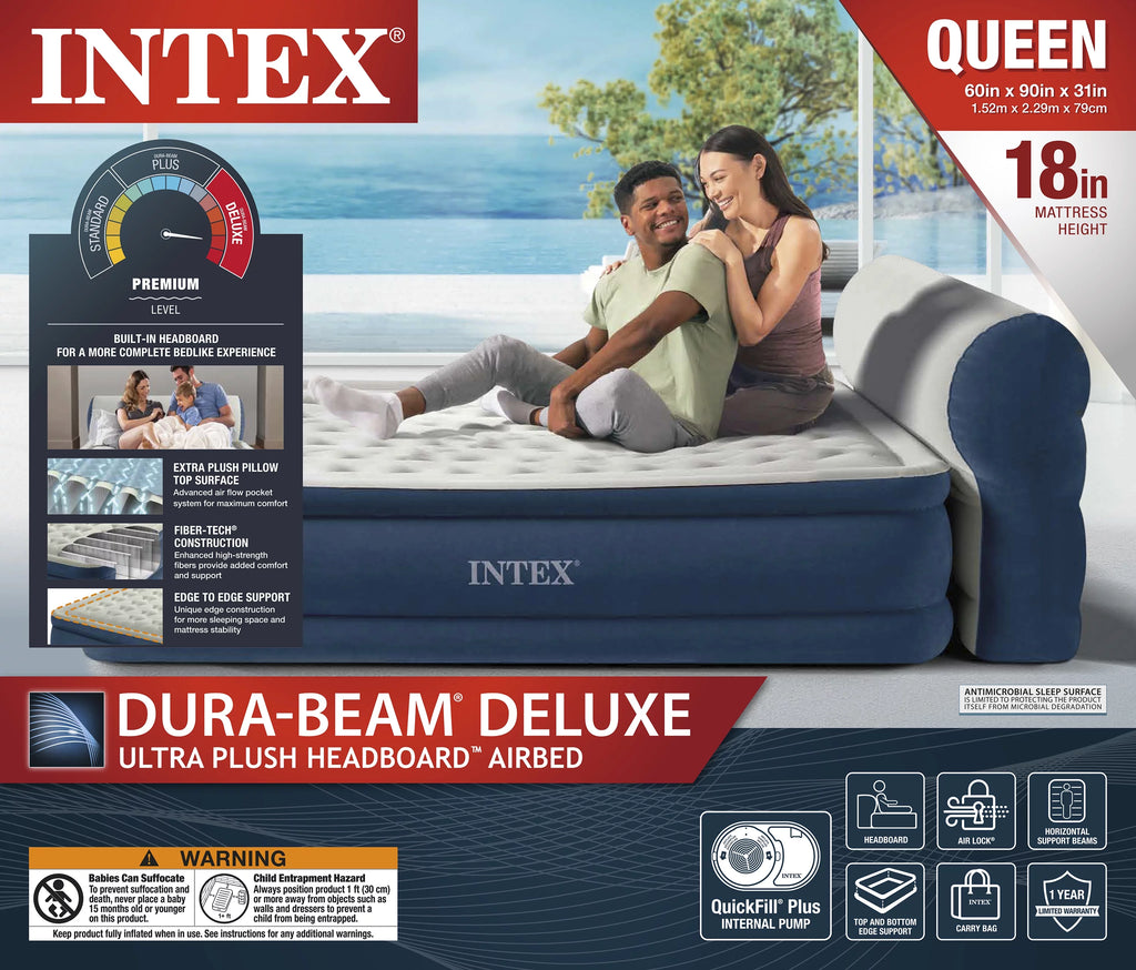 Queen Air Mattress with Built-in Pump W692