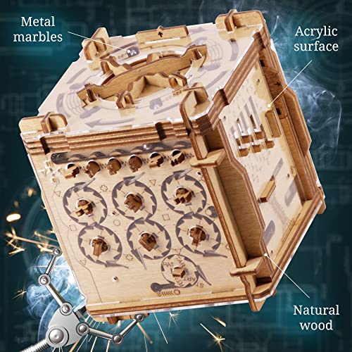 Wooden 3D Puzzle Box I281254