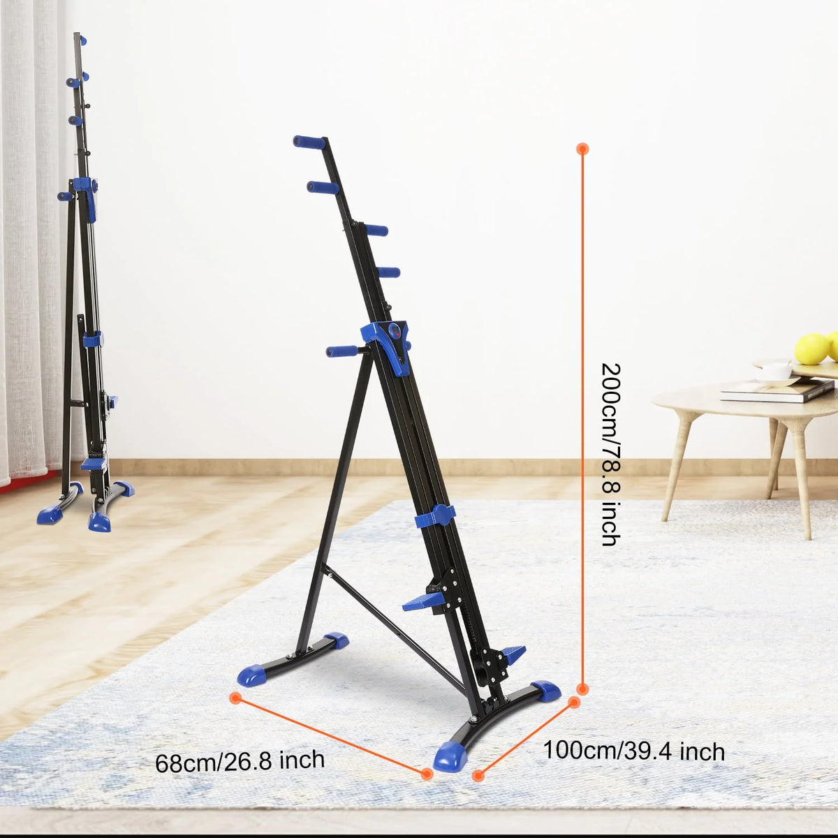 Vertical Climber and Folding Stair Stepper Machine J3749