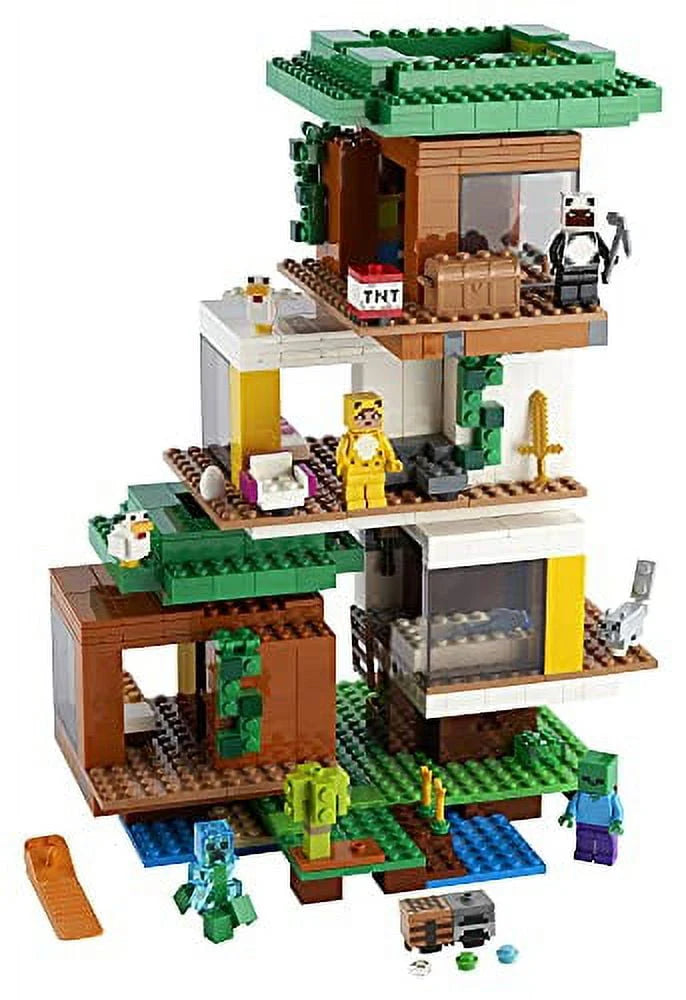 Minecraft Treehouse Building Kit Playset 909 Pieces N8592