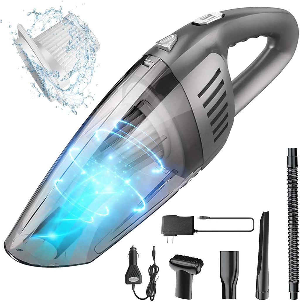 Portable Cordless Handheld Vacuum Cleaner, 8000PA, 120W, Wet & Dry, Pack of 2 O4036