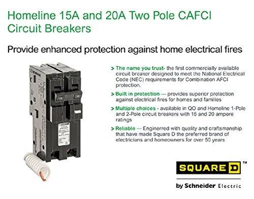 15 Amp Two-Pole CAFCI Circuit Breaker Q5534