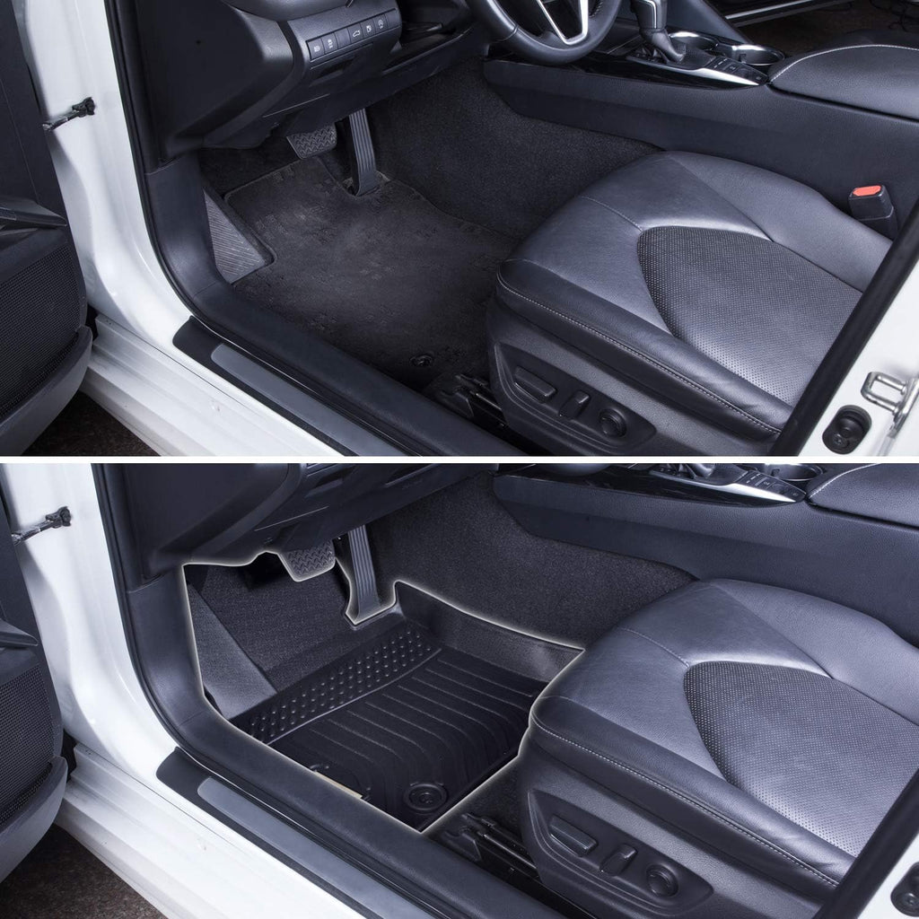 Black Floor Mats Liners for Honda Civic Sedan 2016-2021 D30410