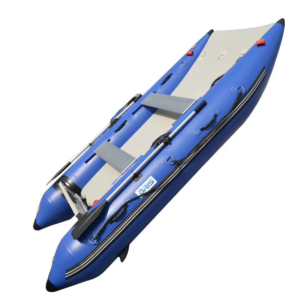 11 ft Inflatable Catamaran Boat Blue N903229