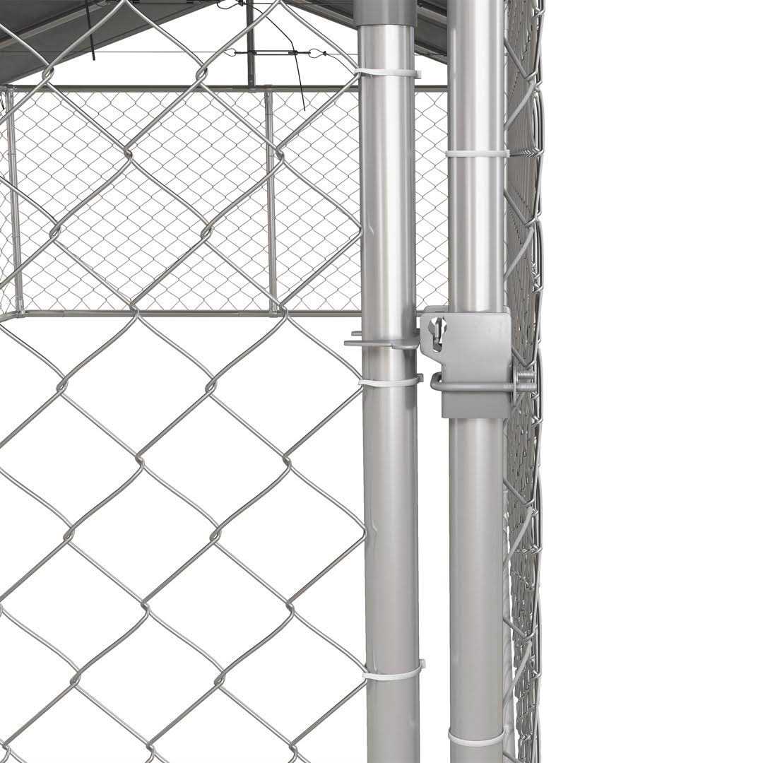 Large Outdoor Dog Kennel with Waterproof UV Resistant Roof Z284