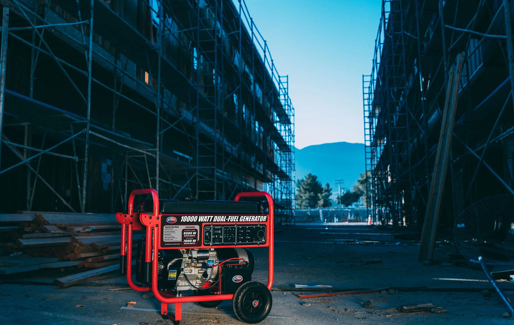 10000 Watt Dual Fuel Portable Generator with Electric Start I207
