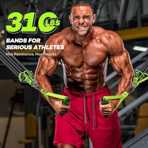 Heavy Duty Resistance Bands with Handles D1966