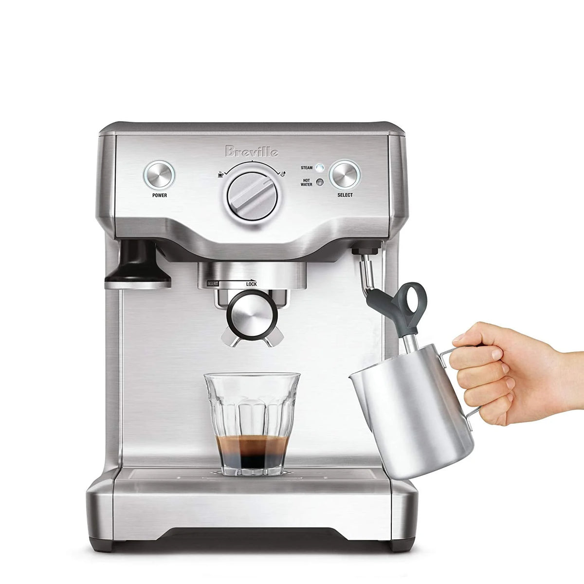 Espresso Machine, 61 Fluid Ounces, Stainless Steel C246488
