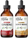 Ginseng Tincture 4 fl oz & Lion's Mane Tincture 4 fl oz F775