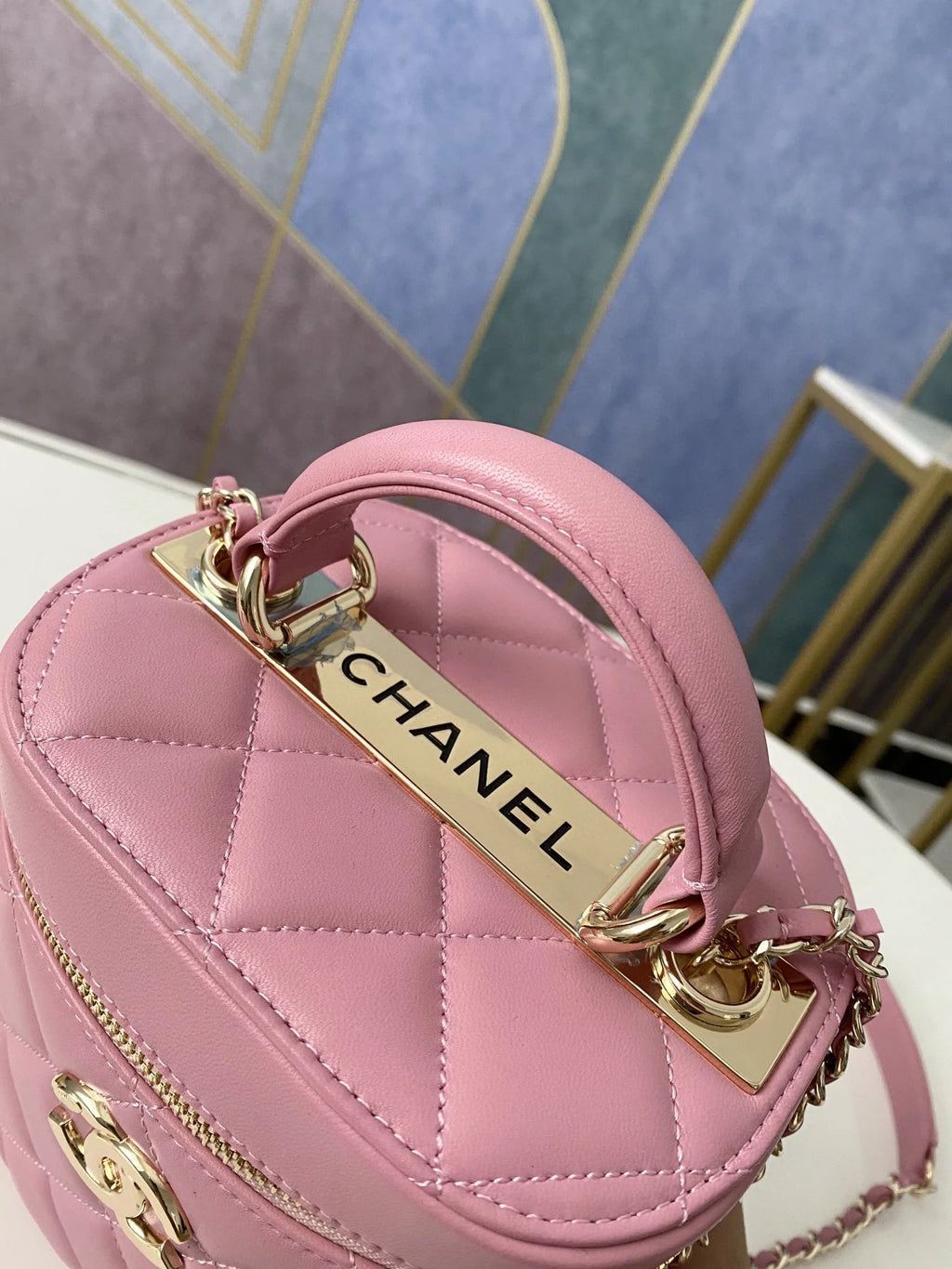 Pink Vanity Case Handbag M575458