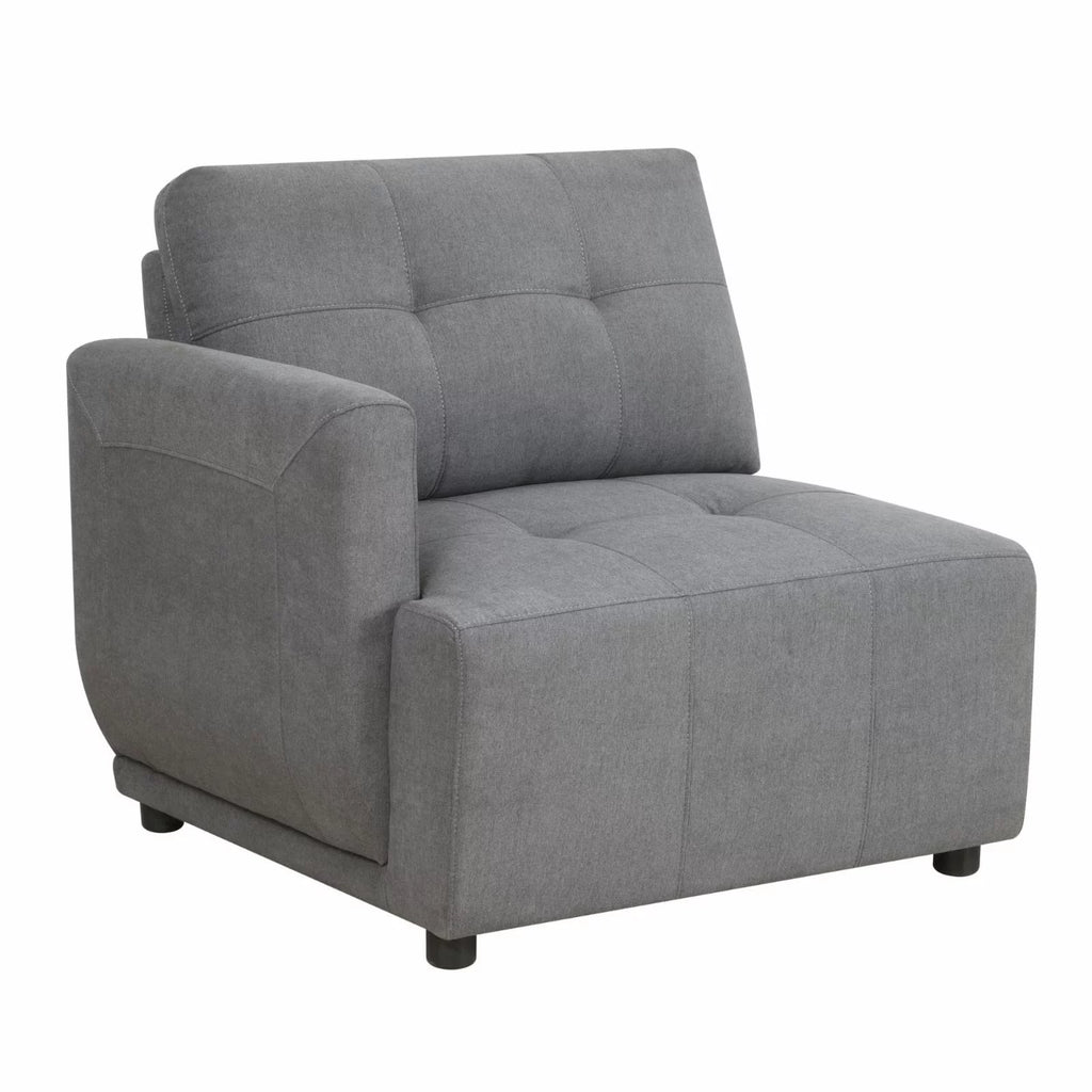 Charcoal Left Hand Facing Chair with Pillow H295339