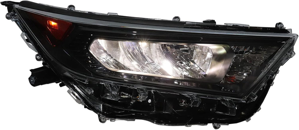 LED Headlights Assembly with Black Bezel Passenger Side U884