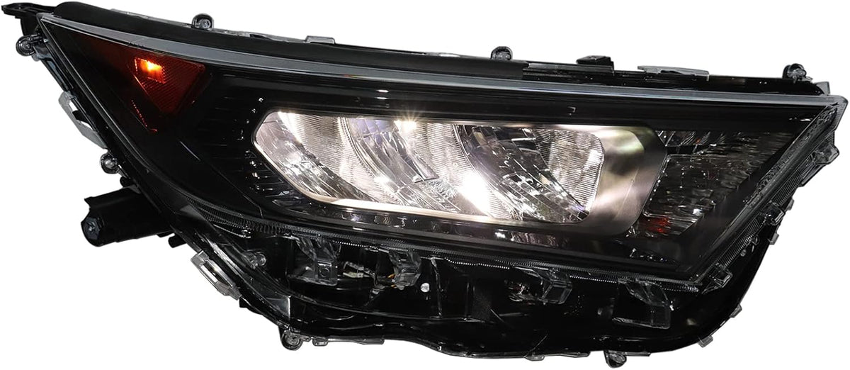 LED Headlights Assembly with Black Bezel Passenger Side U884