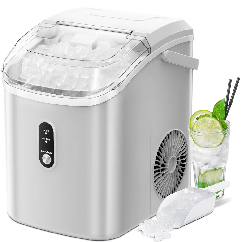 Portable Countertop Nugget Ice Maker with Self-Cleaning I7103