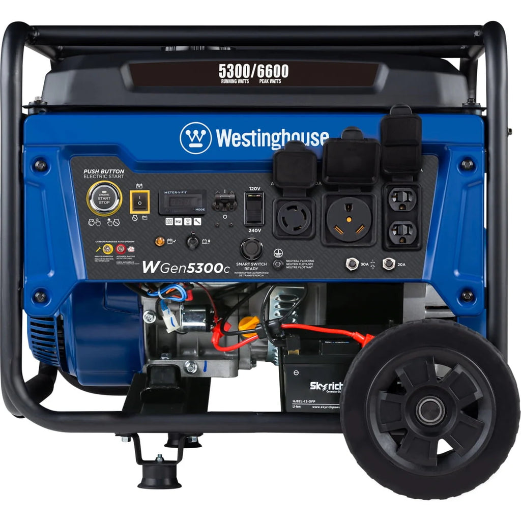 Gas Powered Portable Generator with Remote Electric Start Z88336