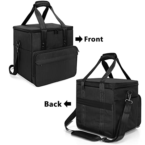 Vinyl Record Carrying Bag with Dividers Holds up to 60 LP Records D443