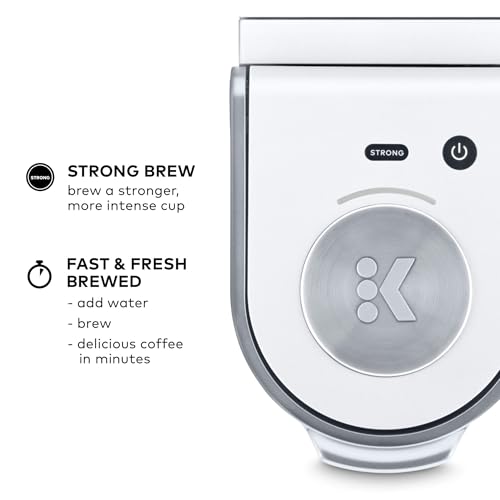 Single Serve K-Cup Pod Coffee Maker, 6 to 12oz Brew Size, Matte Black W47120