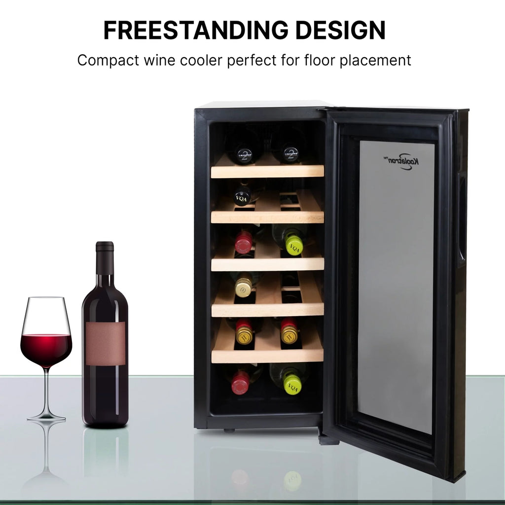 12 Bottle Wine Cooler Thermoelectric Refrigerator P9937