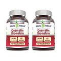 Quercetin 800mg with Bromelain 165mg 120 Veggie Capsules Supplement Pack of 2 M629