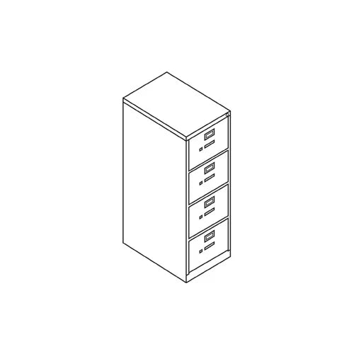 4 Drawer Vertical File Cabinet X1160