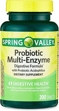 Multi-Enzyme Probiotic 200 Tablets U988918