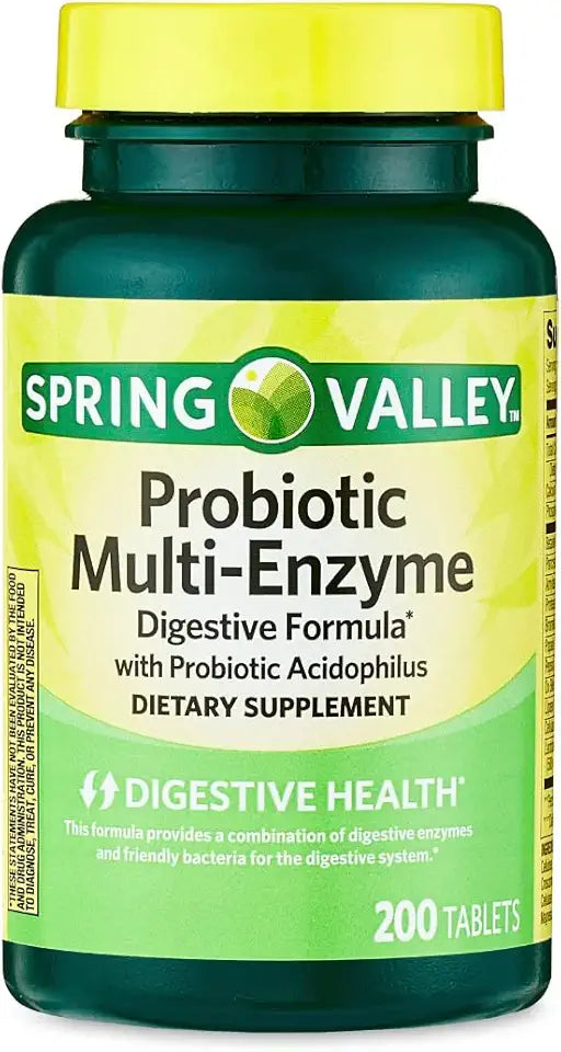 Multi-Enzyme Probiotic 200 Tablets U988918
