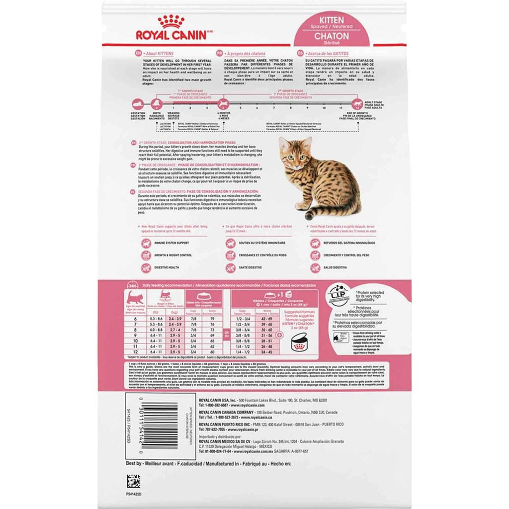 Kitten Spayed/Neutered Dry Cat Food N145895