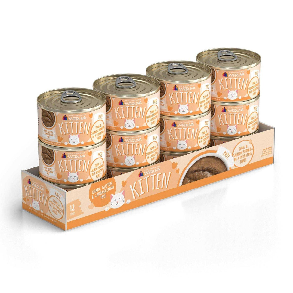 Tuna & Salmon Puree Cat Food N7172