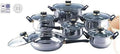 12 Piece Stainless Steel Cookware Set C4208