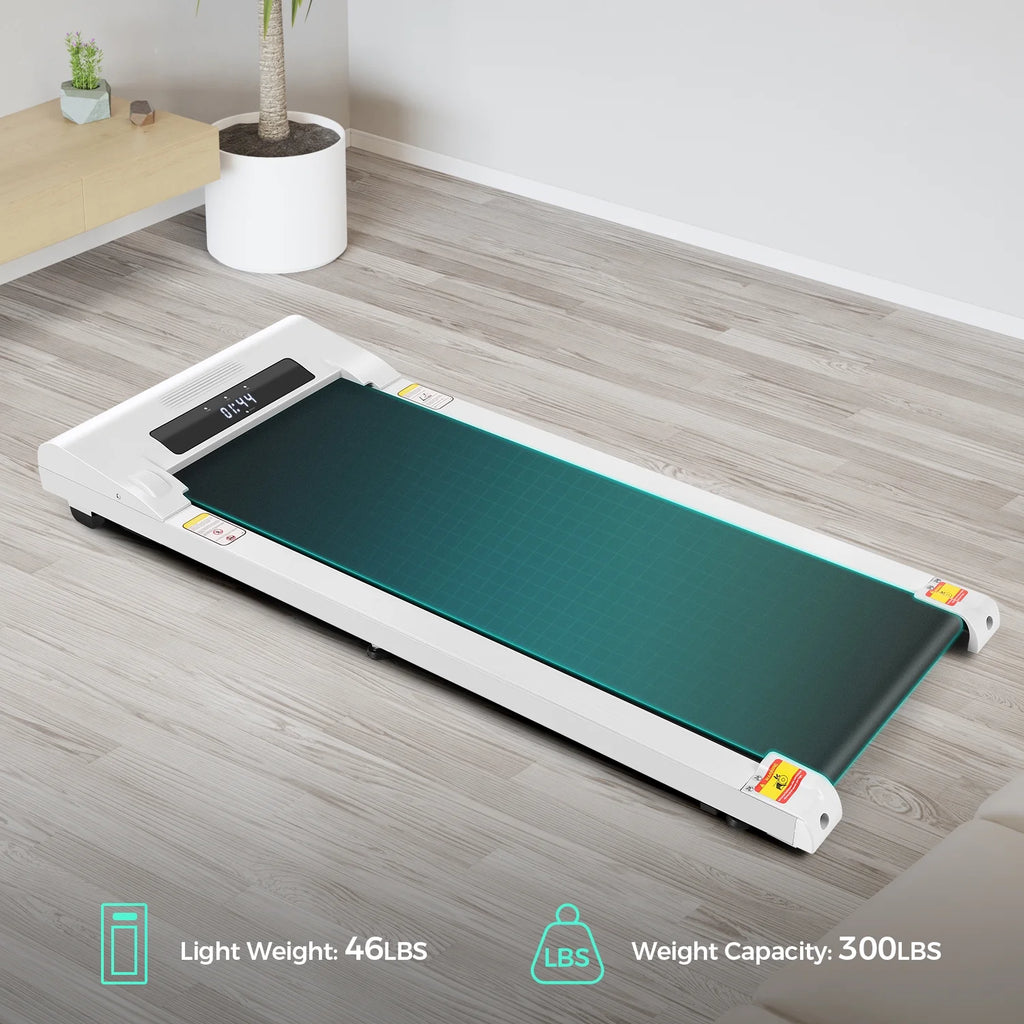 2.5HP Slim Compact Under Desk Treadmill with LED Display and Remote Control E314