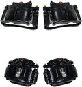 Black Semi-Loaded Calipers and Hardware Brake Kit Z916