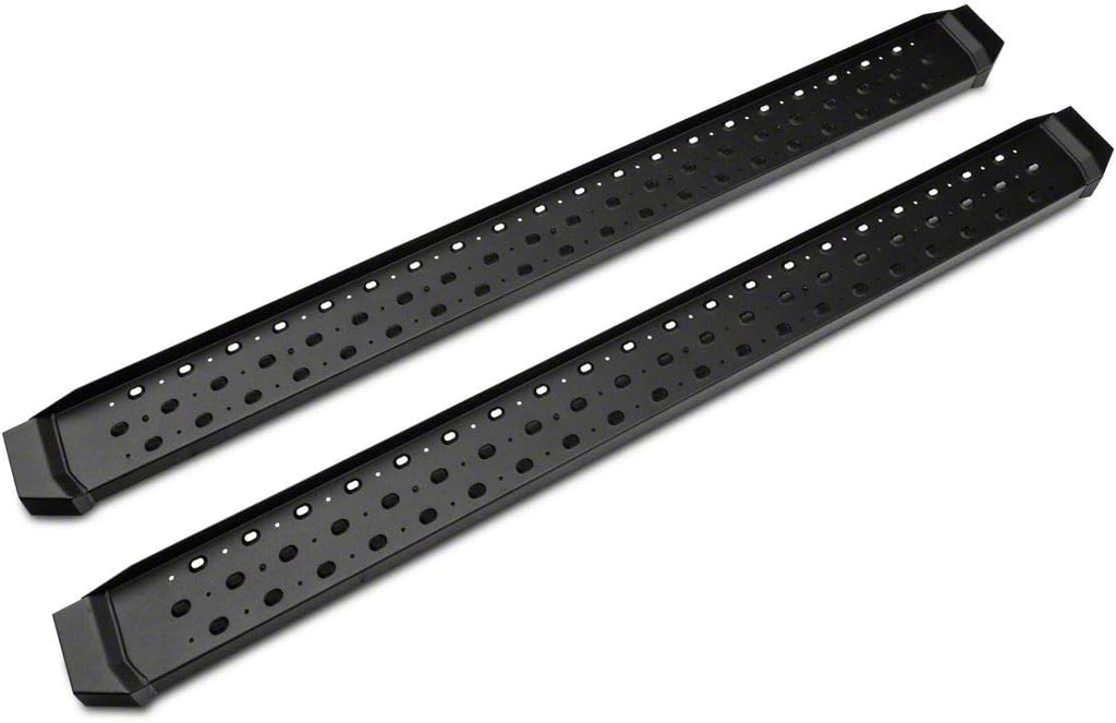 Black Steel Running Boards B89349