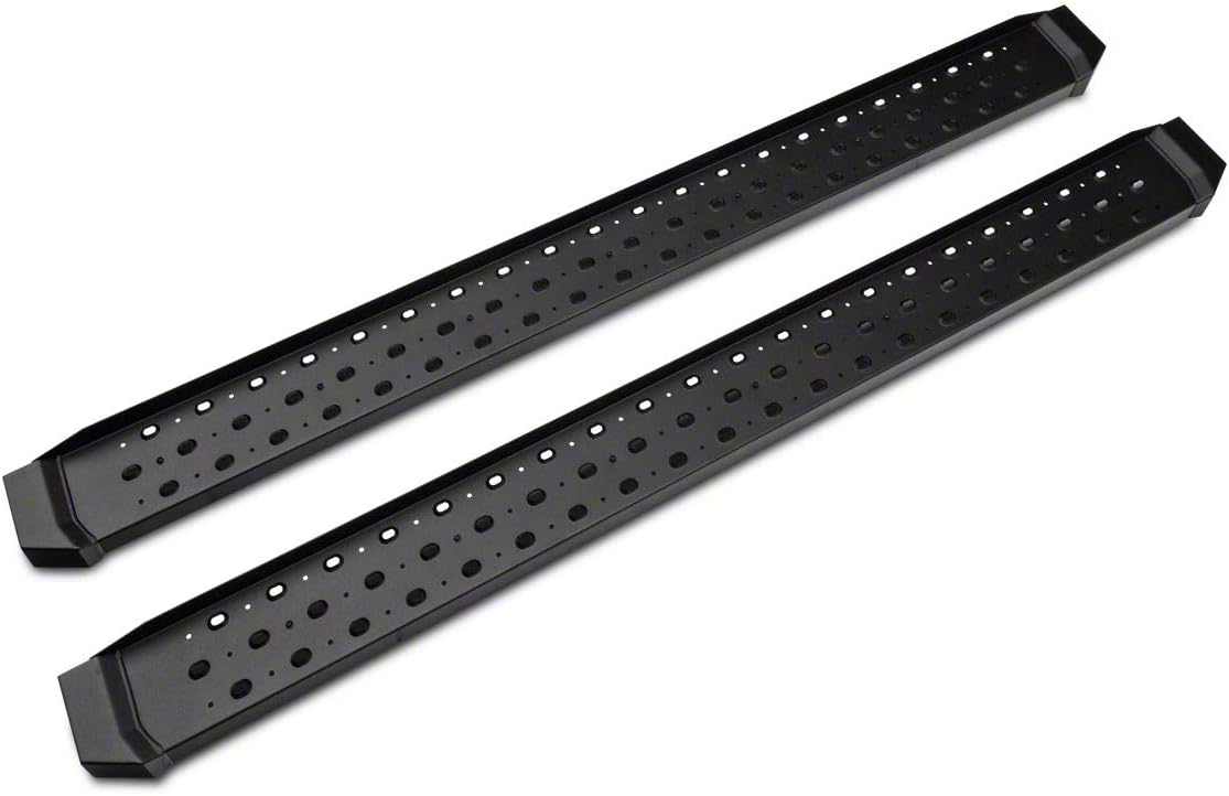 Black Steel Running Boards B89349