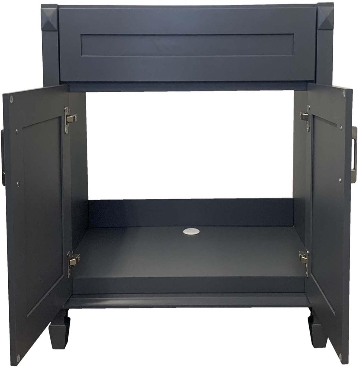 New Grey Shaker Single-Sink Bathroom Vanity Base Cabinet Y311